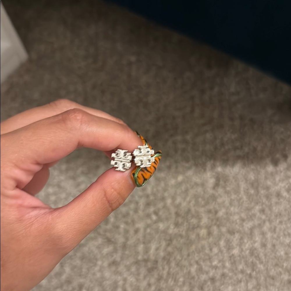 Tory Burch  Silver Earrings